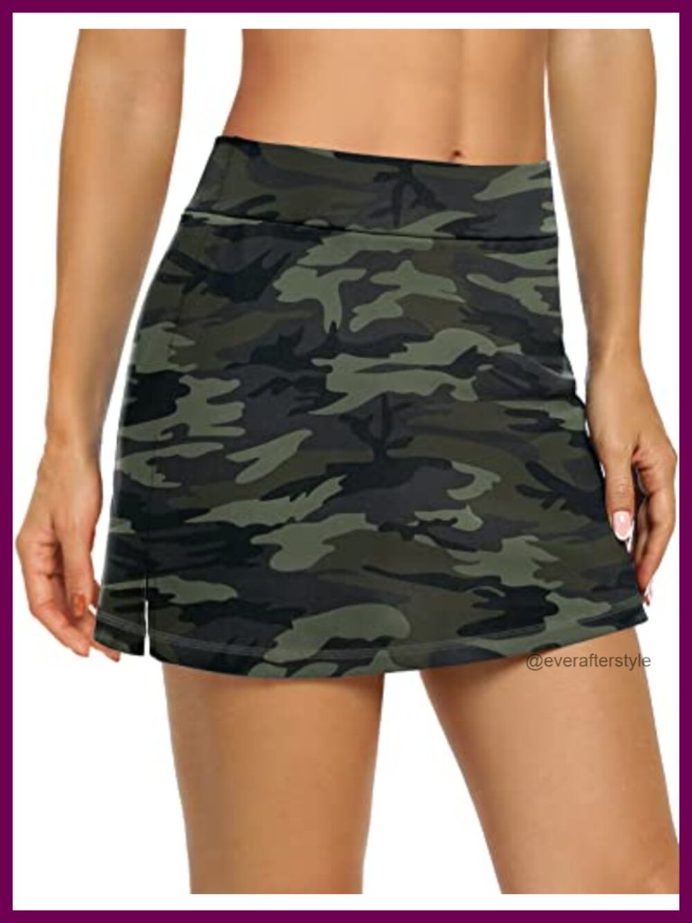 LouKeith Women's Tennis Skort Golf Athletic Built-in Shorts Pockets